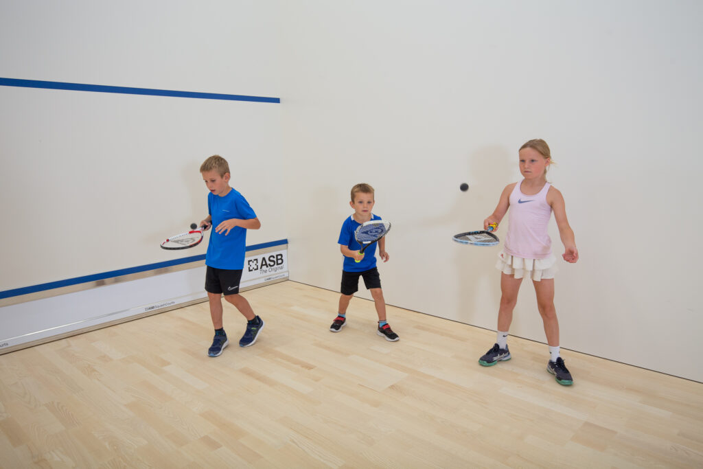 squash training for children